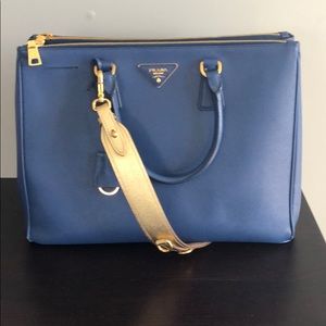 Prada bag in a gorgeous blue 100% authentic
